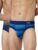 XYXX Men’s Super Combed Cotton Regular Fit Briefs with No Marks Waistband| Opal Blue+Midnight Blue | XL