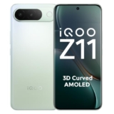 iQOO Z11 5G (Aurora Green, 8GB RAM, 256GB Storage) | India’s 1st MediaTek Dimensity 7500 Turbo Processor* | 3D Curved Display- Brightest Display in the Segment* | AI Captions- Record & Recap*