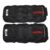 Lycan Wrist/Ankle Weights 2 Kg (1 Kg Each X 2 Pc), Rubber, Black (1 Kg Pair)