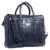 Probus Opulent Vegan Crocodile Leather Bag : Ethical Elegance Redefined For Macbook, Laptop, Notebook Messenger Bag Sleeve Case Cover Organizer Handbag – Blue