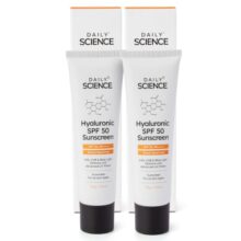 Hyaluronic SPF 50 PA++++ Aftercare Sunscreen, Matte No White Cast,100 g | Daily Face Sun Care | Broad spectrum sunscreen with UVA/UVB protection, hydration and a lightweight feel for everyday wear