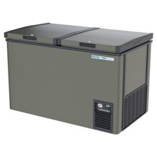 Voltas CVF320DD P/CVF320DA4-P-PL Double Door Deep Freezer cum chiller, 320 Liters, Convertible, GREY LATEST