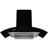 Crompton Intelli Sense 90cm 1439m3/hr Curved Chimney| Baffle Filter Intelligent Autoclean for kitchen| Smart On| Built In Oil Collector| Touch+ Motion Sensor Control| 5 Yrs Motor &1Yr Overall Warranty