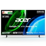 Acer 139 cm (55 inches) Ultra I Series 4K Ultra HD Smart LED Google TV AR55UDGGU2875BD