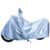 Amazon Brand – Solimo 350Cc Bike Cover, Silver (Royal Enfield, Bajaj Pulsar, Honda Cb, Tvs Apache, Etc.), for Bike