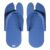 Heart Home Rubber Bathroom Slipper For Men & Women 1 Pair (Blue) 54Hh4204.