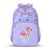 Gear Flamingo 17″/27L Large Water Resistant School Bag | Casual Backpack | Daypack | Travel Backpack | Kids Bag For Boys/Girls (Purple – Pink)