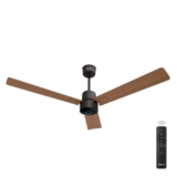 Bajaj Classico Sleek Neo 5S 1200MM BLDC Ceiling Fan with Remote|LED speed indicator|BEE 5 Star Rated Energy Efficient|Power Saving|Sleek Compact Design|High Air Delivery|2Yr Warranty|Maple Wood
