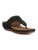 Liberty Senorita S624-09 Casual Slippers for Women with PVC Sole | PU Outsole – Comfortable & Cushioned Footbed | Durable & Lightweight | Latest & Trendy Design | Stylish Footwear (Black-36 EU)