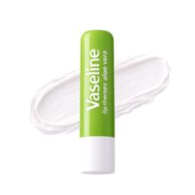 Vaseline Lip Care | Aloe Vera Lip Balm Stick | Up to 48Hr Moisturization | with Aloe Extract & Petroleum Jelly | Made in South Korea | 4.8g
