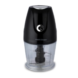 CG – CHADR300 Adrina 300W Electric Vegetable Chopper Cutter, Chop, Mince, Dice, Whisk,Twin Blade, Large 400ML Bowl, OneTouch Operation, Compact Design, 2Yr Manufacturer Replacement Warranty – Black