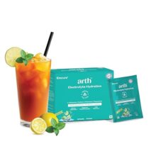 Arth Electrolyte Powder | Electrolyte Drink Mix with Sodium, Potassium & Magnesium for Quick Energy | Hydration Powder for Cramps, Fatigue & Recovery | No Added Sugar | 20 Sachets – Lemon Iced Tea