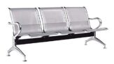 Da URBAN® Airport 3 Seater Three Seater Waiting Area Reception Chair (Silver)