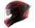 Axor Street Dc Batman Isi Ece And Dot Certified Full Face Helmet Dull Black Red, Size:L(59-60 Cm)