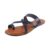 Mochi Women’s Blue Ethnic Strappy Slip-On Fashion Sandals UK/3 EU/36 (32-999)