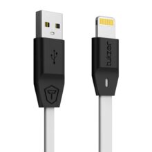 Tukzer Usb A To 8 Pin Lightning Cable,Apple Mfi Certified Fast Charging & Data Sync Cable(12W,2.4 Amp) Compatible For Iphone 13,12,11,X,8,7,6,5,Ipad Air,Pro,Mini (Length: 1M/ 3.2 Ft,Wht)-White