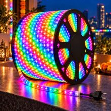 Desidiya LED Rope Light 100 Meter Multicolor | Decorative Lighting for Diwali, Dhanteras & Festive Home Decor | Flexible Tube Light for Shop Front, Temple, Office & Event Decoration | Corded Electric