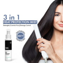 ThriveCo Heat Protector Hair Spray for Heat Protection Upto 480�F with Hydration & Shine(150 ml)