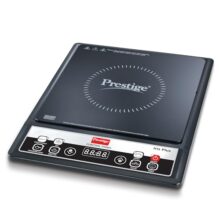Prestige Iris Plus 1600 Watts Induction Cooktop | 4Kv Surge Protection | 6 Preset Indian Menu Options & Timer | Soft Touch Button | Easy To Clean | Portable | 1Y Warranty | Black | Bis Certified