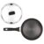MILTON Pro cook Induction Cookware & Gas Stove Friendly Hard Anodized Non-Stick Fry Pan 24 cm/ 1.8 Litre | Stainless Steel Lid | Stir-Fry Pan| Omelette Egg Pan | Fish Frypan | 3 Year Warranty