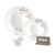 Treo by Milton Opalware Aurelia Arashi Dinner Set of 6 | Serving for 2 | Microwave & Dishwasher Safe | Bone-Ash Free | Tempered Toughness | Plates & Bowls | Crockery Set for Dining & Gifting