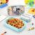 Nayasa Optimus BPA Free Plastic Lunch Box | Leak Proof | Durable Tiffin Box | Big Size Food Storage Container | Blue