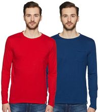 Amazon Brand – Symbol Men’S Solid Regular T-Shirt (Ss19Mntee04-2_Multicolor2 L)