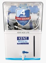 Kent Ace Lite 8 L Ro + Uf + Tds Water Purifier Suitable For All – Borewell, Tanker, Municipality Water(White)