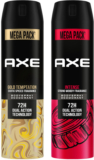 AXE Gold Temptation and Intense Deodorant Spray  –  For Men(430 ml, Pack of 2)