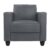 GODREJ INTERIO Quad 1 Seater Sofa, Grey