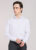 PARK AVENUE Men Checkered Formal White Shirt