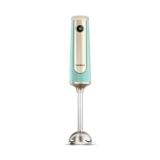 Havells CRAFT Hand Blender|50% Quieter Operation|Easy Blending with 300 Watt Power|Food Grade Material – SS304 Shaft and Blade|Ergonomic One Button Operation|2Yrs Manufacturer Warranty(Blue & Gold)