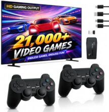 esuav 𝟏𝟓 𝐘𝐞𝐚𝐫 𝐖𝐚𝐫𝐫𝐚𝐧𝐭𝐲 Latest Model M8 4K Video Game 2.4ghz Wireless Console, 4k HDMI Output Stick Plug & Play TV Video Game with 9 Built-in Emulators,4k Picture Quality, Best Gifts
