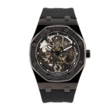 French Connection Stellar | Skeleton Dial | Black Silicone Strap | Premium Mechanical Movement | Automatic Watch for Men | FCK2BB