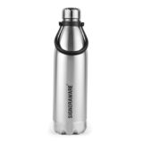 Signoraware Aqualene Vaccum Stainless Steel Isi Certified Cola Bottle | Airtight & Leakproof | Hot & Cold For Hours | Rust Resistant | Durable Flask For Home, Travel, Gym & Offices (1.8 Ltr | Steel)