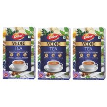 Dabur Vedic Tea – 250 Grams X Pack Of 3 (Black Tea) | Handpicked From Assam, Nilgiri & Darjeeling | Soulful Aroma & Rich Taste | Premium Tea