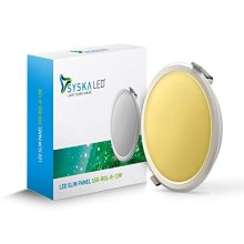 Syska (Rdl-R-12W 3000K Yellow, Cool Day Light, Polycarbonate Led Slim Downlight