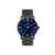 Timex Analog Watch For Man With Blue Round Dial & Black Stainless Steel Bracelet Band Water Resistant Men’S Wrist Watches – Twhg35Smu08
