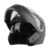 Steelbird SBA-7 7Wings ISI Certified Flip-Up for Men and Women Motorbike Helmet(Dashing Black with Outer Clear and Inner Smoke Sun Shield)