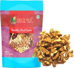 Meewa Premium Quarter Akhrot Giri 1 Kg | Walnut Quarter Kernels Big Size Vaccum Pack Walnuts(2 X 0.5 Kg)