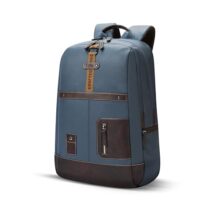 Gear Classic 6 18″/31L Antitheft Large Faux Leather Water Resistant Laptop backpack/Laptop backpack/Casual Backpack/Daypack/Travel Backpack/College Bag For Men/Women(Teal-Brown)