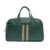 POLICE Vintage Spotz 40L Premium Travel Duffle Bag | Vegan Leather Weekend & Gym Bag for Men & Women | Spacious Interior with Front Utility Pocket | Stylish Carry-On Overnight Bag I Vintage Green
