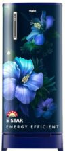 Whirlpool 184 L 5 Star Direct-Cool Single Door Refrigerator With Intellisense Inverter Compressor (205 Wde Roy 5S Inv Sapphire Spring-Y, Blue, 2026 Model)