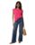 Marks & Spencer Round Neck Shirred Detail Blouse Pink
