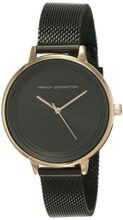 French Connection Stainless Steel Analog Black Dial Women’s Watch-Fcn0001D
