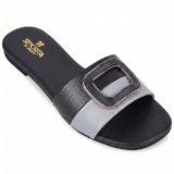 Liberty Senorita STY-172E Black Casual Slip on Slippers for Women – 39