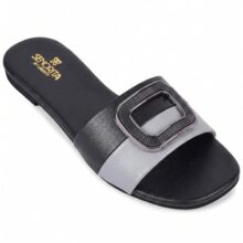 Liberty Senorita STY-172E Black Casual Slip on Slippers for Women – 39