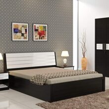 Spacewood Viva V3 Queen Bed with 3/4Th Lifton – Natural Wenge