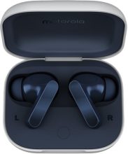 Moto Buds With Hi-Res Audio, Large 12.4Mm Driver, 42 Hrs Playback & Ipx4 Rating Bluetooth(Starlight Blue, True Wireless)