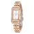 Daniel Hechter Paris Louvre Collection Square Dial Watch for Women with Roman Indices and Stainless Steel Strap-DHW2006
